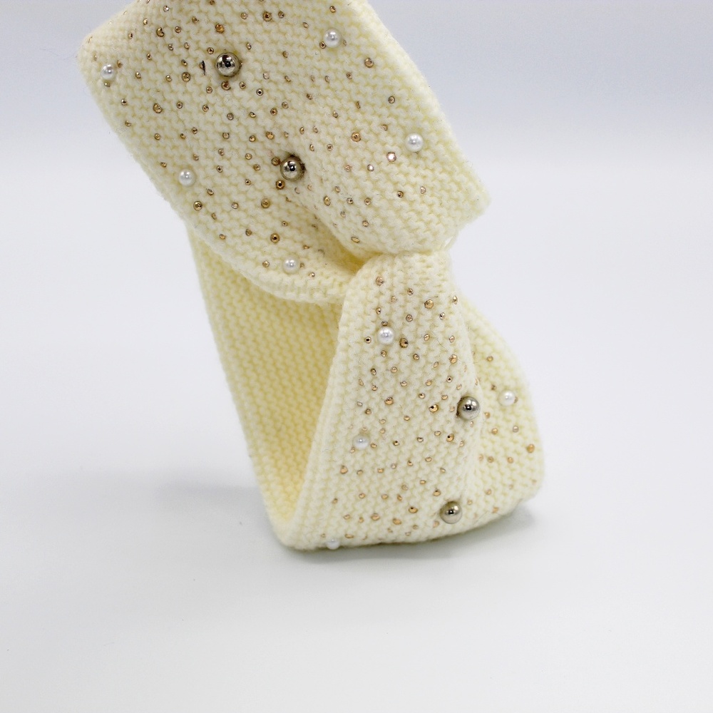 I.N.C. "Shine Like the Night" Headwrap in Ivory